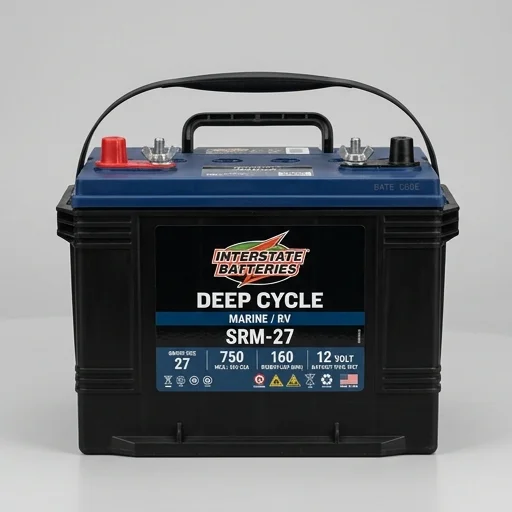 Interstate Batteries SRM-27 Deep Cycle Marine Battery