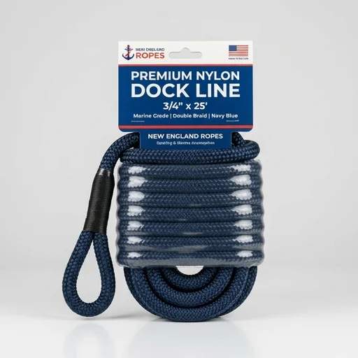 New England Ropes Premium Nylon Dock Line