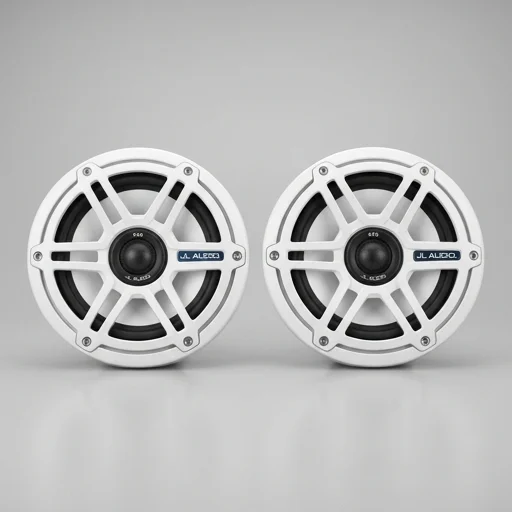 JL Audio M3-650X-S-CG-WH Marine Speakers