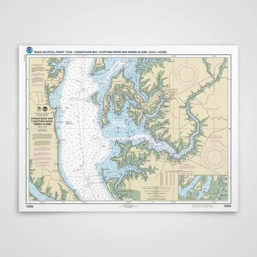 NOAA Nautical Chart (Official Raster/Print Edition)